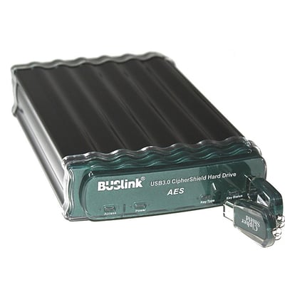 12TB CIPHERSHIELD HARDWARE KEY FIPS 140-2 ESATA/USB 3.0 256-BIT AES ENCRYPTED EX