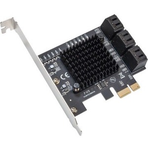 SYBA Multimedia 6 Port SATA III to PCIe 3.0 x1 Non-RAID Expansion Card SY-PEX40166