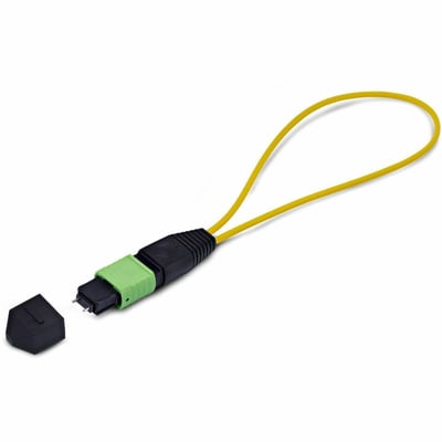 MPO LOOPBACK PLUG SINGLE MODE MPO-12 MALE LOOPBACK ADAPTER