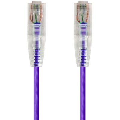 SLIMRUN CAT6 UTP CABLE-3FT PURPLE