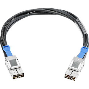AddOn 50cm HP&reg; J9578A Compatible Dual SFF-8644 HD Male to Male Stacking Cable