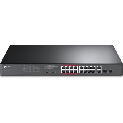 TP-Link TL-SL1218MP - 16 Port 10/100Mbps Fast Ethernet PoE Switch