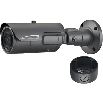 Speco Intensifier O6FB7M 6 Megapixel Outdoor HD Network Camera - Bullet - Dark Gray - TAA Compliant