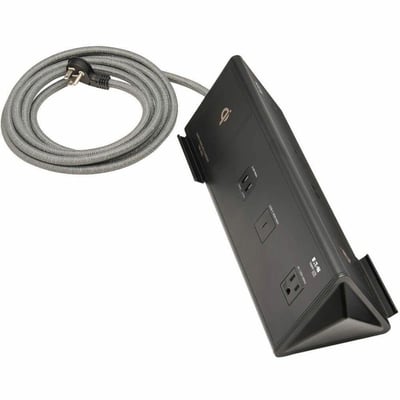 Tripp Lite by Eaton Safe-IT 6-Port USB Charging Station - 2x USB-C 60W, 4x USB-A, 2x 5-15R, Wireless Charging, 1000 Joules, 10 ft. Cord, Antimicrobial Protection