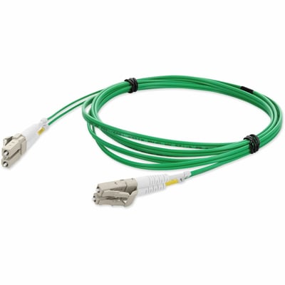10M LC M/M GREEN OM1 DUPLEX OFNR-RISER FIBER PATCH CABLE