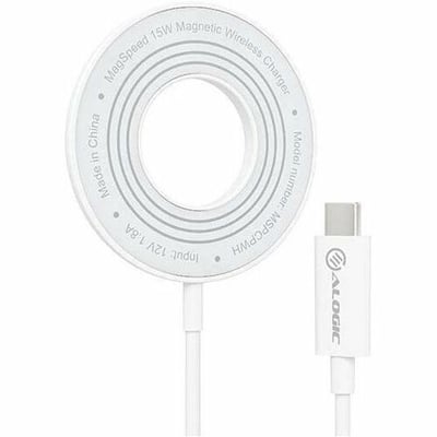 ALOGIC MAGSPEED UNIVERSAL MAGNETIC WIRELESS CHARGER - WHITE 1