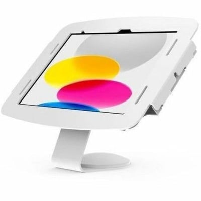 IPAD 10.2IN SPACE ENCLOSURE COUNTER STAND OR WALL MOUNT WHITE