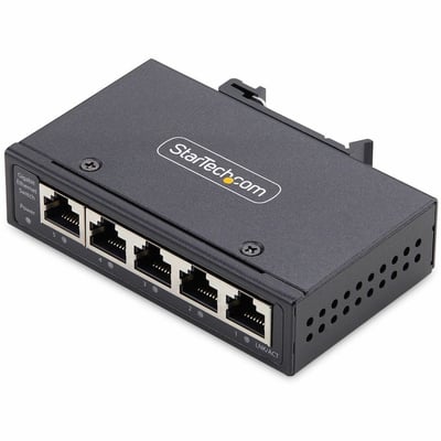 UNMANAGED SWITCH 5-PORT TAA 10/100/1000MBPS FANLESS IP30