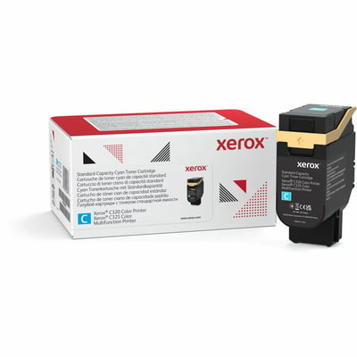 XEROX CYAN STD CAP TONER XEROX C325 CLR PRINTER USE  RETURN