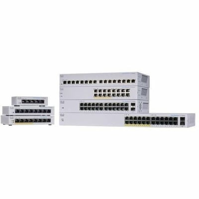 CBS110 UNMANAGED 24-PORT GE, 2X1G SFP SHARED REMANUFACTURED