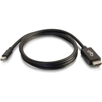 C2G 3ft Mini DisplayPort to HDMI Cable - Mini DP to HDMI Adapter Cable - M/M