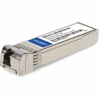 AddOn Cisco® ONS-SC+-10G-BXU10 Compatible TAA 10GBase-BX SFP+ Transceiver (SMF, 1270nmTx/1330nmRx, 10km, LC, DOM)