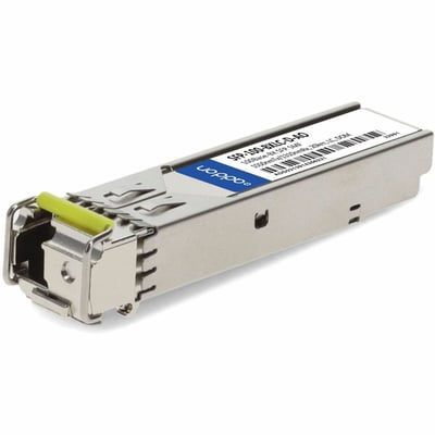 AddOn Alcatel-Lucent Nokia&reg; SFP-100-BXLC-D Compatible TAA 100Base-BX SFP Transceiver (SMF, 1550nmTx/1310nmRx, 20km, LC, DOM)