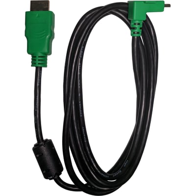 CABLE, HDMI, 1.5M (4.9FT), RIGHT ANGLE, UM-1080CP-B, GREEN