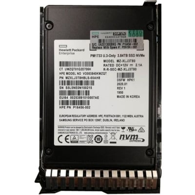 KIT HP G10.5 3.84TB 2.5 NVME HP RI DS SSD