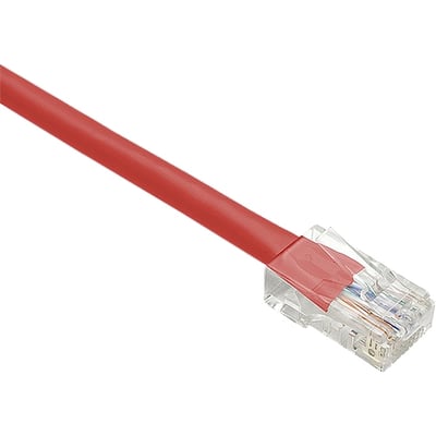 UNC CAT6 PATCH CABLE, 07 FT RED. HIGH-PERFORMANCE CAT6 ETHERNET CABLE DESIGNED F
