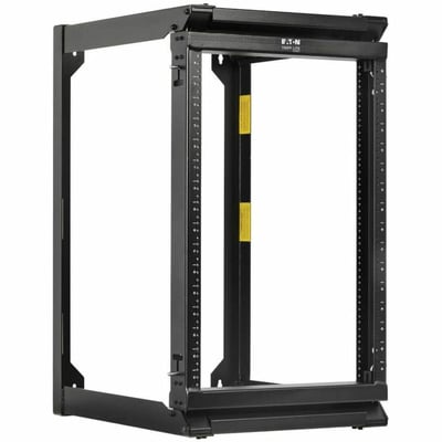 Tripp Lite by Eaton SmartRack 16U Wall-Mount 2-Post Open Frame Rack Hinged Front Heavy Duty