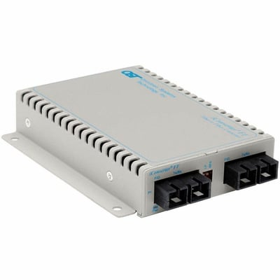 GIGABIT FIBER CONVERTER SC MM 5 50M TO SC SM 12KM UNIV -40-60C