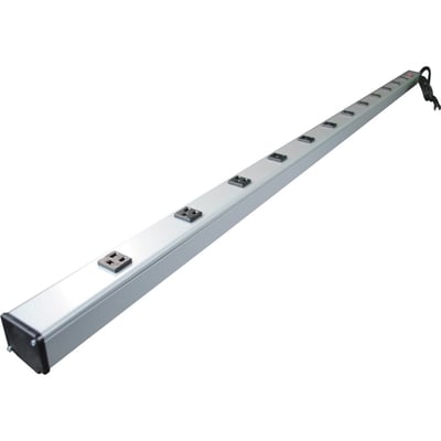 Wiremold UL2064BD 12-Outlets Power Strip