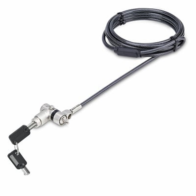 3-IN-1 UNIVERSAL LAPTOP LOCK - 6.6FT MASTER KEYED SECURITY CABLE
