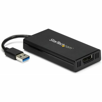 StarTech.com USB 3.0 to 4K DisplayPort External Multi Monitor Video Graphics Adapter - DisplayLink Certified - Ultra HD 4K