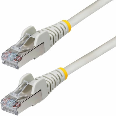 CAT6A ETHERNET CABLE - GRAY 10GBE S/FTP LSZH 100W POE
