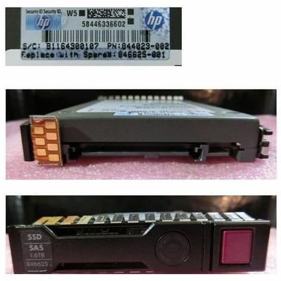 HPE Sourcing 1.60 TB Solid State Drive - 2.5" Internal - SAS (12Gb/s SAS) - Mixed Use