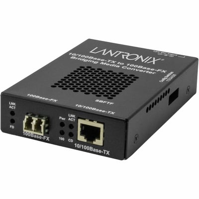 Transition Networks 10/100 Bridging 10/100Base-TX to 100Base-FX Media Converter