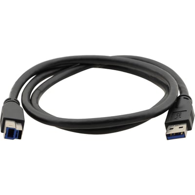 KRAMERS C-USB3/AB IS A SUPERSPEED USB 3.0 TYPE-A MALE TO TYPE-B MALE CABLE USED