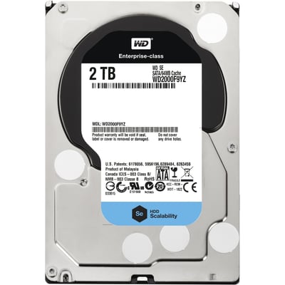 WD WD SE 2TB SATA-6GBPS 64MB BUFFER 3.5INCH DATA CENTER