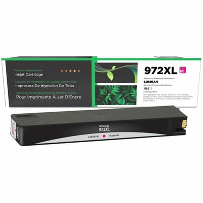 Clover Imaging Remanufactured High Yield Magenta Ink Cartridge for HP 972XL (L0S01AN)