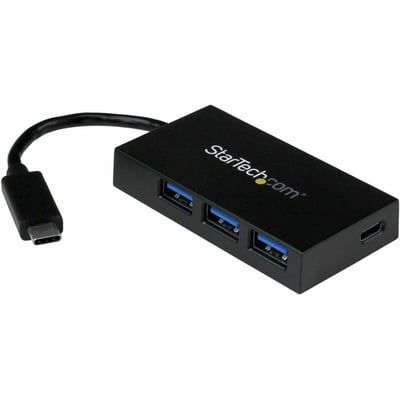 StarTech.com USB C Hub " 4 Port USB-C to USB-A (3x) and USB-C (1x) " Bus Powered USB Hub " USB Type C Hub " Port Expander