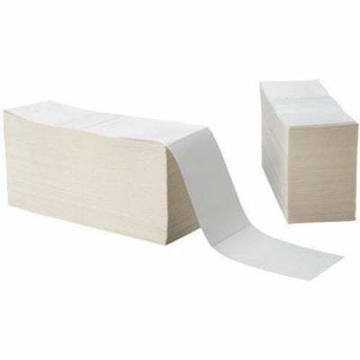 4INX6IN DT PREMIUM FANFOLD PAPER LABEL 2000 LABELS/STACK 2