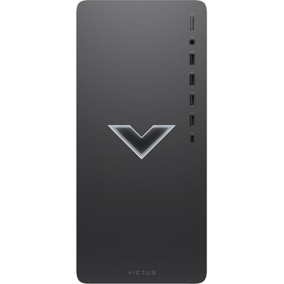 HP Victus TG02-0020 Gaming Desktop Computer - Intel Core i5 12th Gen i5-12400F - 8 GB - 512 GB SSD - Tower - Mica Silver