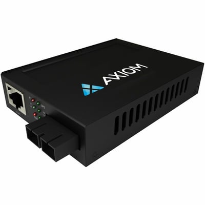Axiom 1000BASE-T to 1000BASE-LX POE+ Media Converter