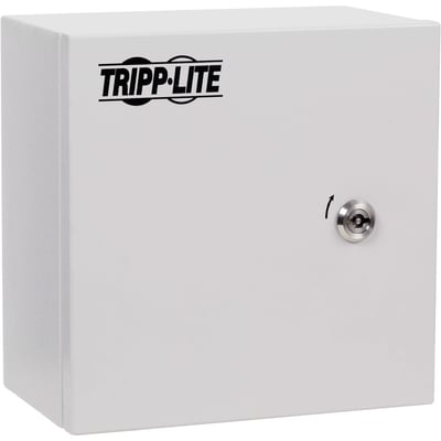 Tripp Lite by Eaton SmartRack Outdoor Industrial Enclosure with Lock - NEMA 4, Surface Mount, Metal Construction, 10 x 10 x 10 in., Gray