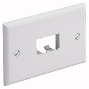 CLASSIC FACEPLATE TWO MINI COM OFF WHT