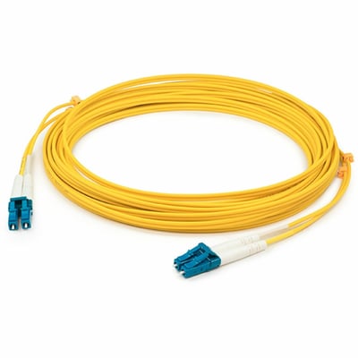 AddOn 55m LC to LC Yellow OS2 Duplex LSZH SMF Fiber Patch Cable