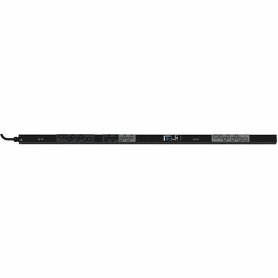 G6 MS PDU 30AMP (20) C13 (4)C19 NEMA L6-30P-3M TOP FED BLACK