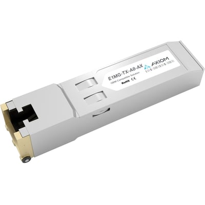 Axiom 1000BASE-T SFP Transceiver (8-Pack) for Brocade - E1MG-TX-A8