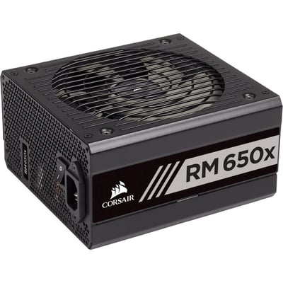 CORSAIR RMX SERIES, RM650X, 650 WATT, 80+ GOLD CERTIFIED, FULLY MODULAR POWER SU