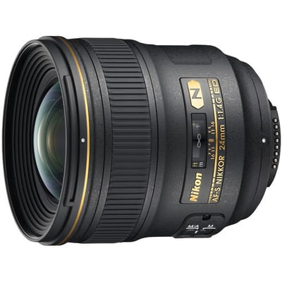 Nikon Nikkor - 24 mm - f/16 - f/1.4 - Wide Angle Fixed Lens for Nikon F-bayonet