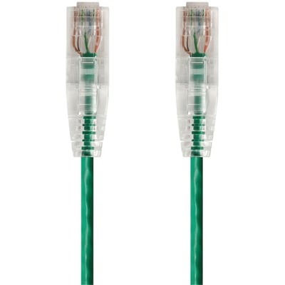 SLIMRUN CAT6 UTP CABLE-10FT GREEN