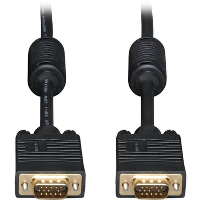 20FT VGA COAX MONITOR CABLE HIGH RESOLUTION W/ RGB HD15 M/M