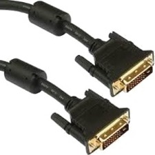 DVI-D DUAL LINK CABLE, M-M, 25FT