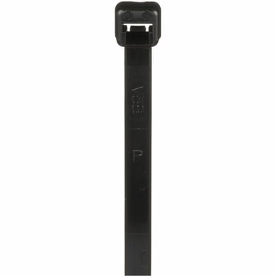 Panduit Cable Tie, Black, UV Nylon 612, 3.9" , 20lb, PK1000