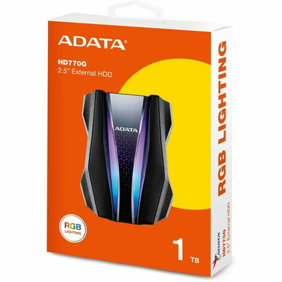 Adata HD770G AHD770G-1TU32G1-CBK 1 TB Hard Drive - External - Black