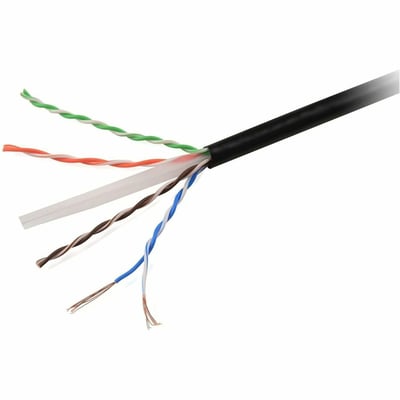 4XEM Cat 5E 1000ft (305 m) Bulk cable (Black)