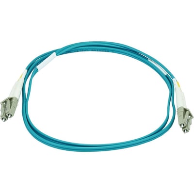 LC/LC, MULTI MODE, DUPLEX - 1 METER (50/125 TYPE) - AQUA