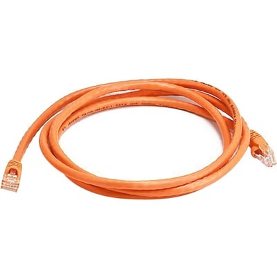 CAT6 24AWG UTP ETHERNET NETWORK PATCH CABLE_ 5FT ORANGE